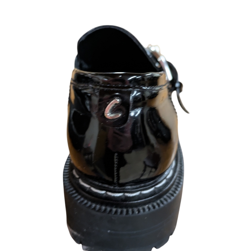 Circus by Sam Edelman Everly Lug Sole Patent Loafer Size 8.5 - Picture 4 of 12